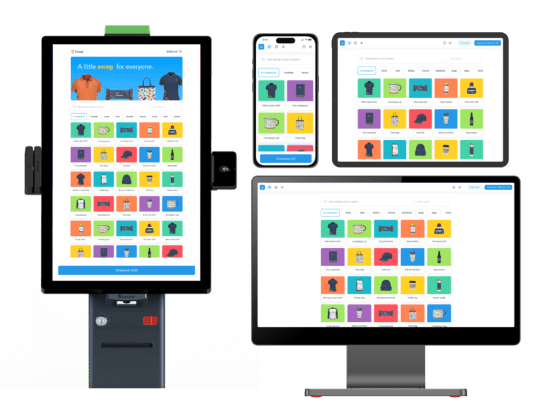Software POS para distribuidores de hardware, en un quiosco, un dispositivo móvil, una tableta, una computadora